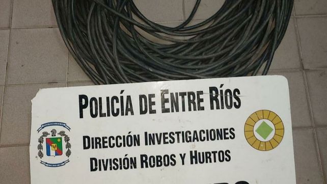 Paraná: vendían cableado robado al club Sóftbol Play