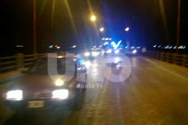 Murió un motociclista en el puente carretero de Santa Fe