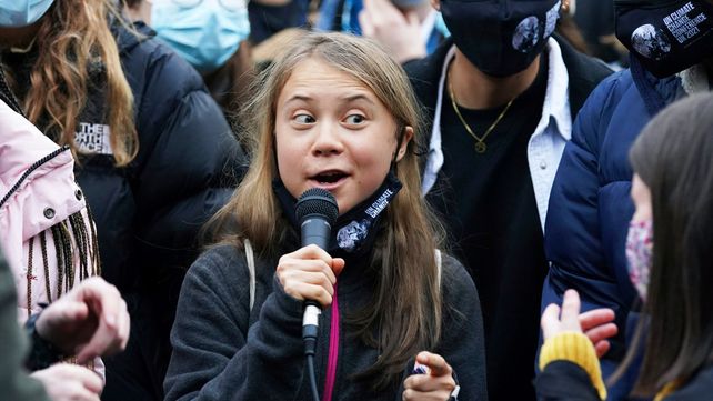 Greta atacó a los líderes políticos: solo dicen bla, bla, bla