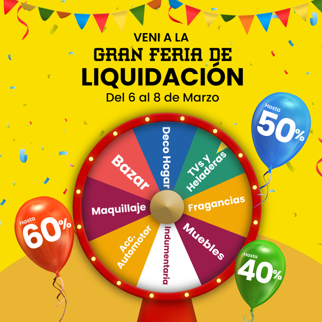 ChangoMâs invita a sus clientes a la Gran Feria de Liquidación