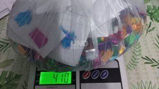 La PDI secuestró casi 3 mil dosis de cocaína, que sumaron 1,6 kilos, en Santo Tomé&nbsp;