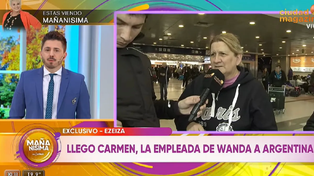 Estoy bajoneada, quiero paz, expresó Carmen, la empleada de Wanda Nara.