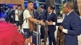 Argentina llegó a Indonesia para el segundo amistoso en Asia
