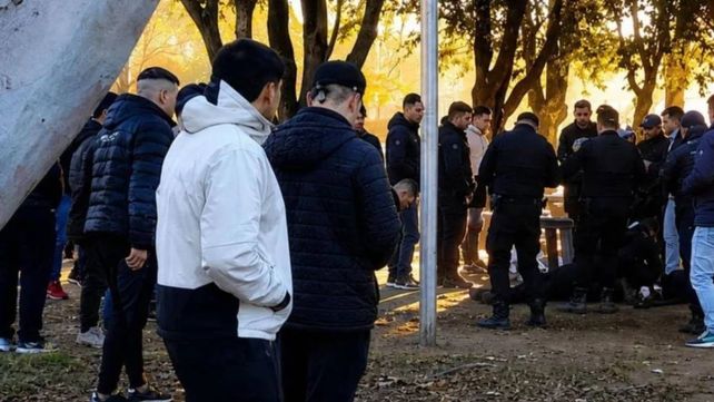 Imagen de la jornada trágica en el club Cremería de Carcarañá