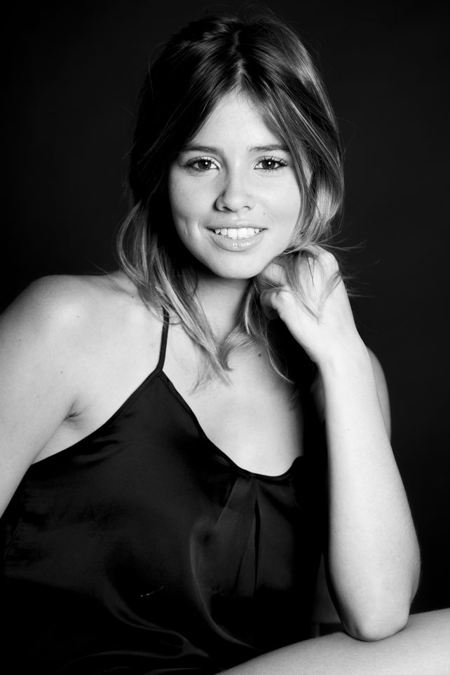 Preparada. Giuliana estudia teatro desde los 7 años