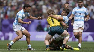 Los Pumas cayeron ante Australia y avanzaron a cuartos de final como segundos del grupo B. (Foto AP/Tsvangirayi Mukwazhi)
