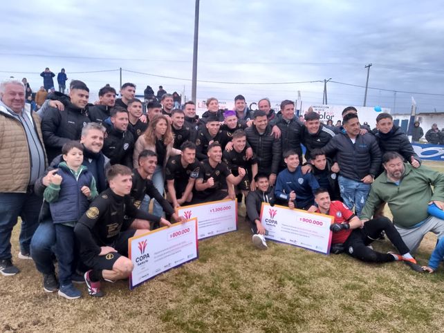 Los jugadores de Juventud Pueyrredón