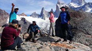 El cerro Fitz Roy convoca a centenares de deportistas cada año.