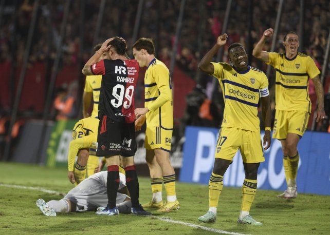 El Colo Ramírez en la derrota ante Boca en el Coloso.