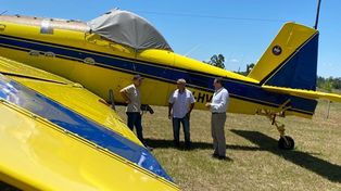 La disposición para prevenir incendios contempla un avión hidrante AT-802 (LV-HVD) del Servicio Nacional de Manejo del Fuego con base en Concordia, Entre Ríos&nbsp;