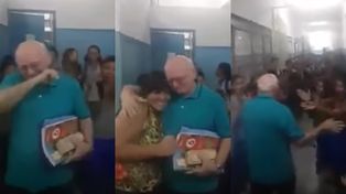 La emocionante despedida de los alumnos a un profesor que se retira tras 31 años de enseñanza