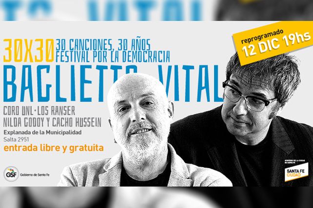 Finalmente este jueves se realizará el festival “30 canciones x 30 años”