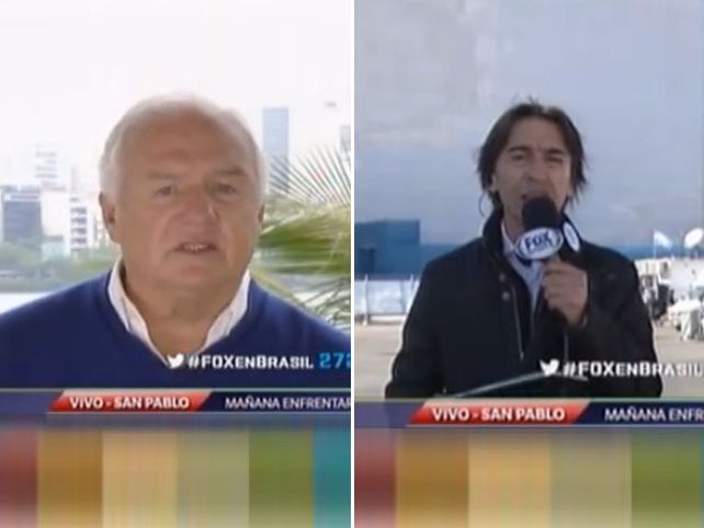 Duro cruce entre Fernando Niembro y Marcelo Benedetto