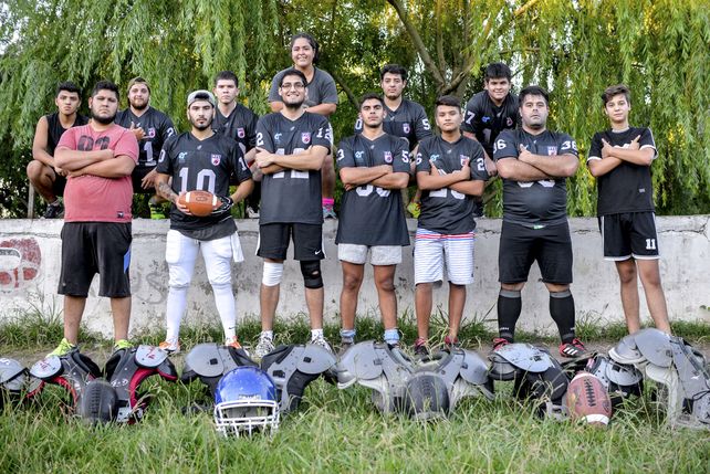 El primer equipo de Paraná Rebels.&nbsp; 