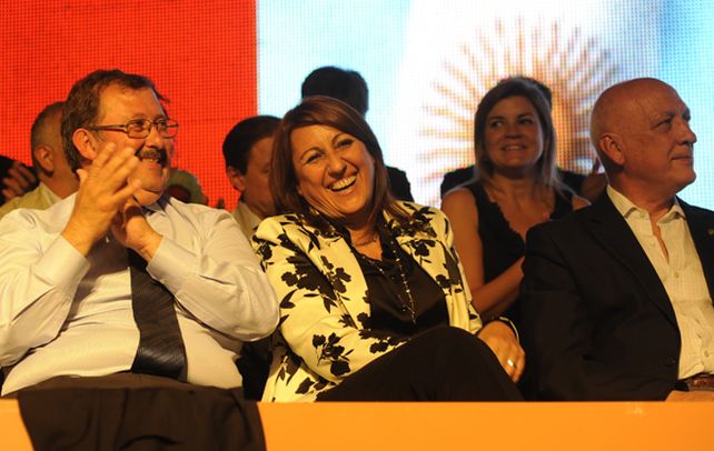 Sonrientes. El electo concejal y actual ministro de Salud