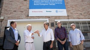 El intendente Pablo Javkin participó este miércoles del acto de entrega de llaves de la Casa Vanzo.