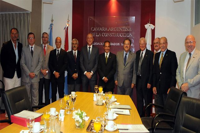 Bonfatti se reunió con la Cámara Argentina de la Construcción en Santa Fe