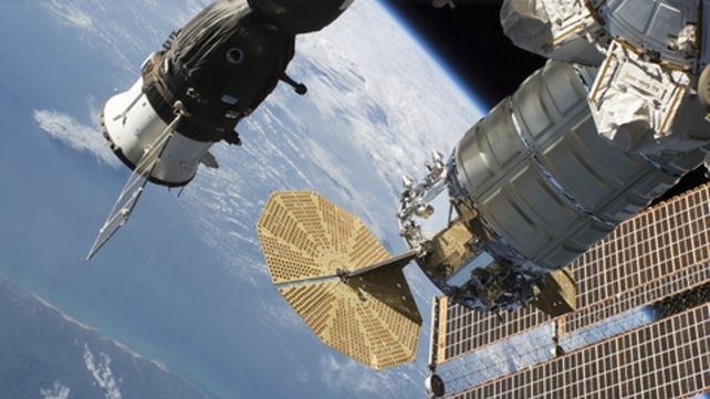 tocada. El módulo ruso Soyuz