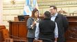 Clara García supervisó las tareas de adecuación en Diputados para albergar la Convención Constituyente