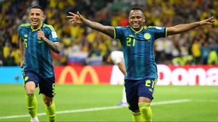 Campaz selló el triunfo en el debut de su selección.