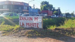 Seguridad vial en Aristóbulo del Valle: en marzo relanzan la licitación para eliminar el zanjón de la muerte