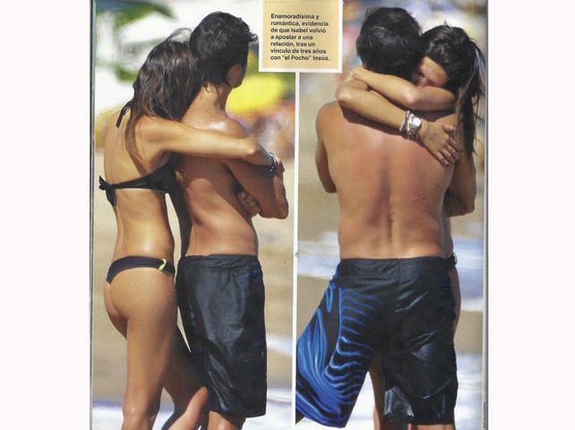 Isabel Macedo lució su espléndida figura junto a su nuevo novio