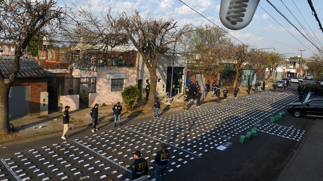 En agosto de 2022 se encontraron más de 1.600 kilos de cocaína en un galpón de Empalme Graneros.