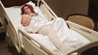 Lizy Tagliani se operó las várices y subió todas las fotos de la internación