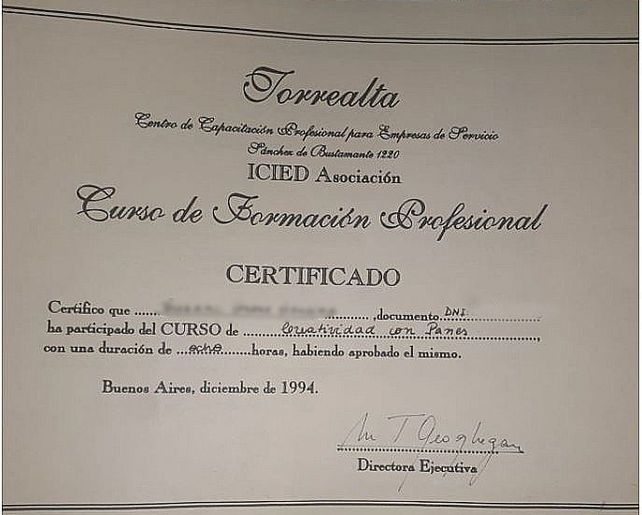 Creatividad en panes. Una de todas las certificaciones que alcanzó Pacha en su paso por el Opus.