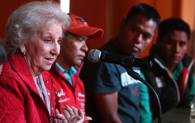 Estela de Carlotto. La presidenta de Abuelas fue aplaudida cada vez que intervino en los debates en México.