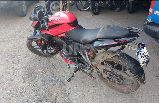 La moto robada y recuperada