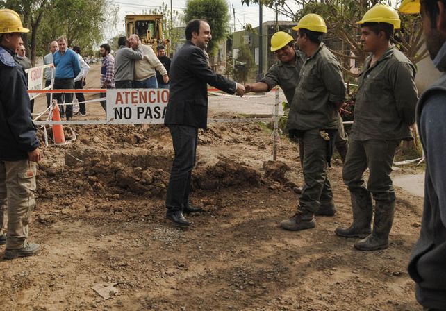 Plan Norte: avanza la obra de desagüe y pavimentación de Bernardo de Irigoyen