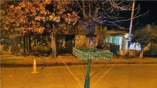 Joaquín, de 15 años, fue baleado en el ojo derecho en mayo de 2020 en el barrio Villa Diego.