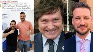 El presidente javier Milei recogió repudios tras repostear una foto de Martín Tetaz junto a Germán Kiczka buscado por pedofilia, burlándose del tema&nbsp;