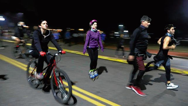 Buenos Aires. Numerosos vecinos salieron a correr por calles y parques.&nbsp;