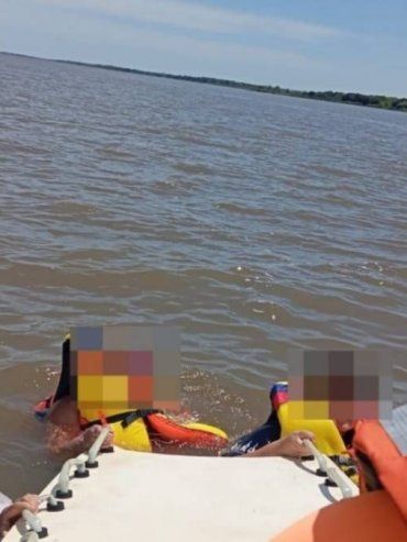 Colón: Prefectura rescató a cuatro personas que cayeron al río Uruguay