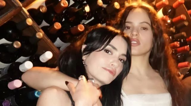 Lali y Rosalía durante la visita de la artista catalana a Buenos Aires a finales de 2025