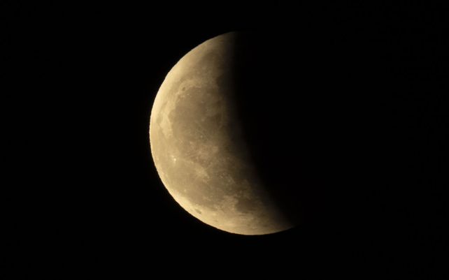 El progreso del eclipse lunar como se apreciará el próximo 17 de septiembre.&nbsp;