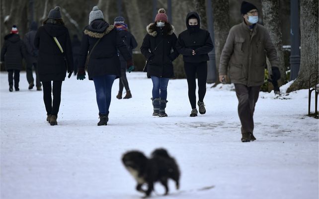 Madrid se paraliza tras la histórica nevada