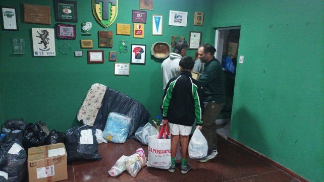 Solidaridad en acción: clubes de Paraná piden donaciones para Bahía Blanca.