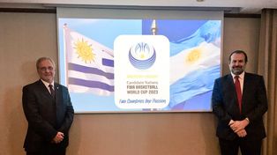 Argentina y Uruguay presentaron el logo para el Mundial 2023 de básquet