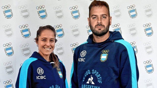 Rocío Sánchez Moccia y Luciano De Cecco los abanderados argentinos en París 2024.