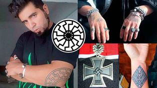 Los tres tatuajes neonazis del detenido que intentó matar a Cristina