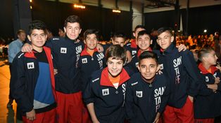 La fiesta de los chicos santafesinos que competirán en los Juegos Evita