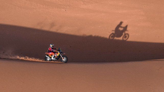Kevin Benavidez firmó la segunda victoria parcial en motos.