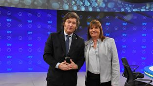 Bullrich y Milei antes del ballotage que consagró al libertario como presidente de la Nación.