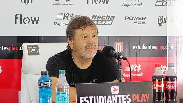 Ricardo Zielinski vislumbra un lindo partido entre Estudiantes y Colón.&nbsp;