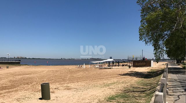 Así lucen las playas y solarium de Santa Fe en el inicio de temporada