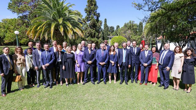Alberto Fernández recibió a empresarios de todo el mundo en Olivos