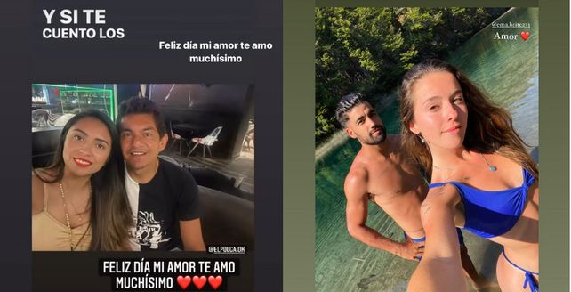 Los jugadores de Colón y Unión, en el Día de los Enamorados